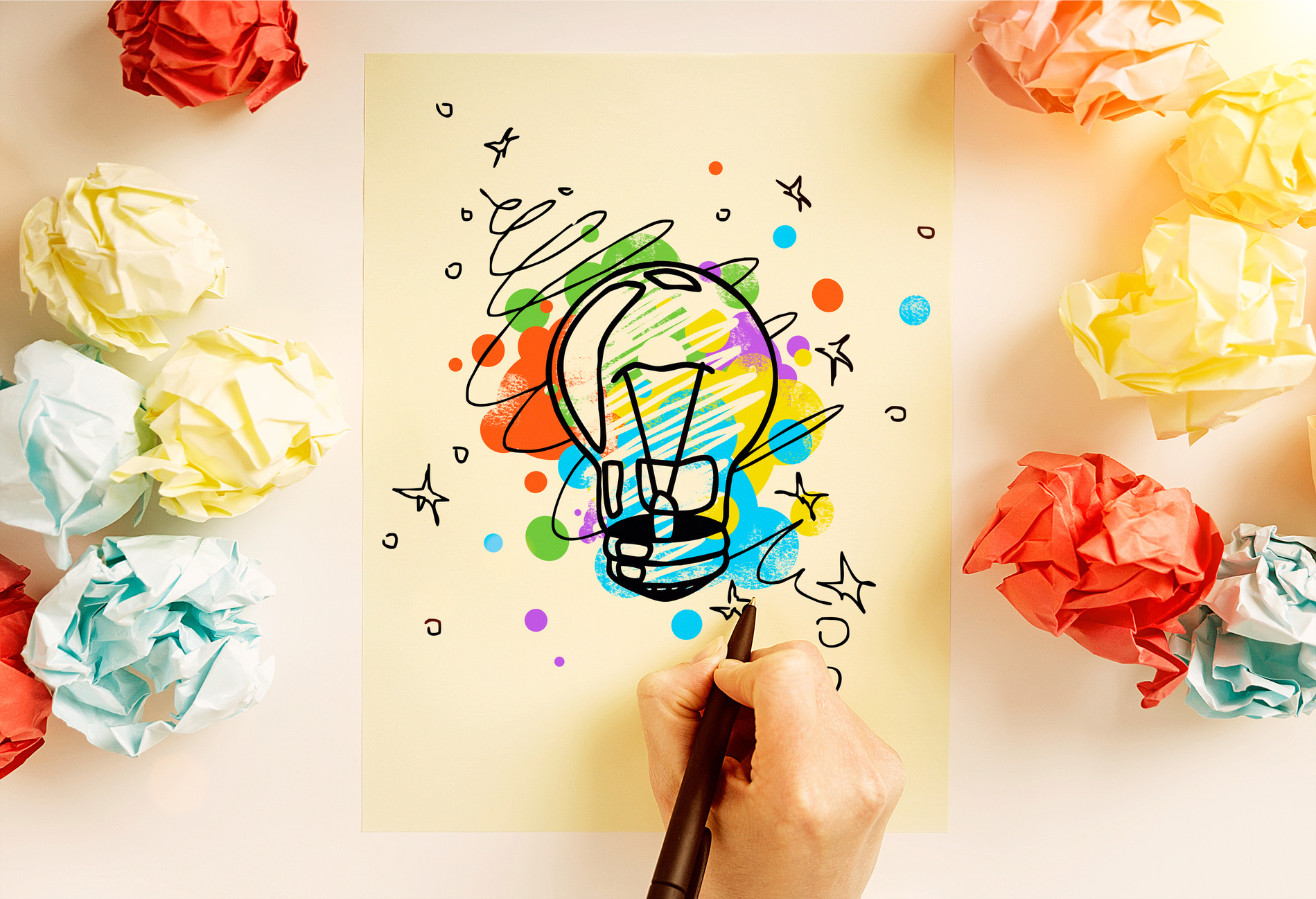 Creative idea concept